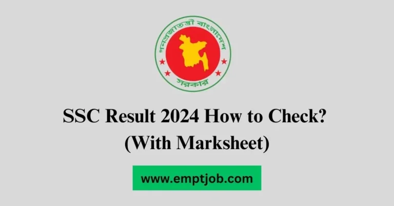 SSC Result 2024 How to Check (With Marksheet)