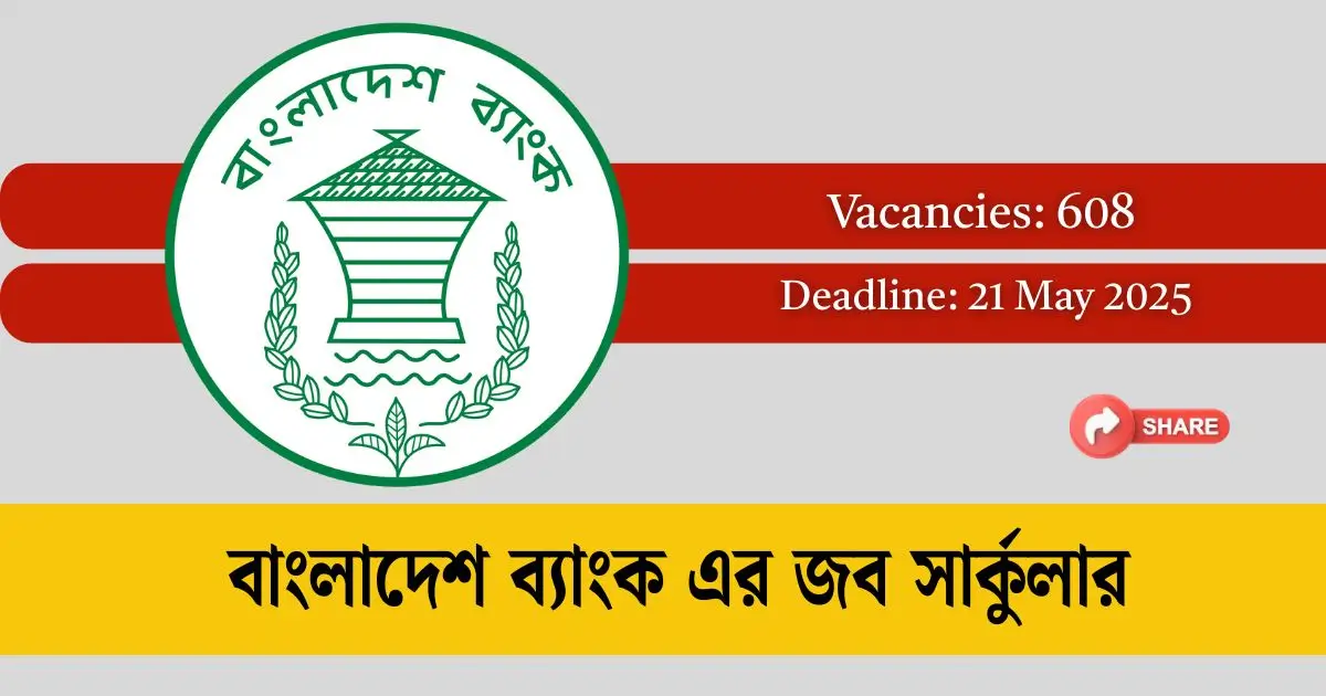 _বাংলাদেশ ব্যাংক এর জব সার্কুলার
